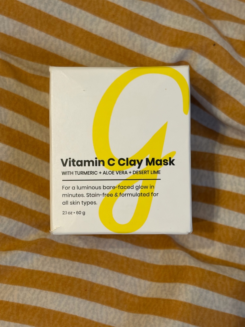 Vitamin C Clay Mask - Brightening Turmeric Mask (Yellow)